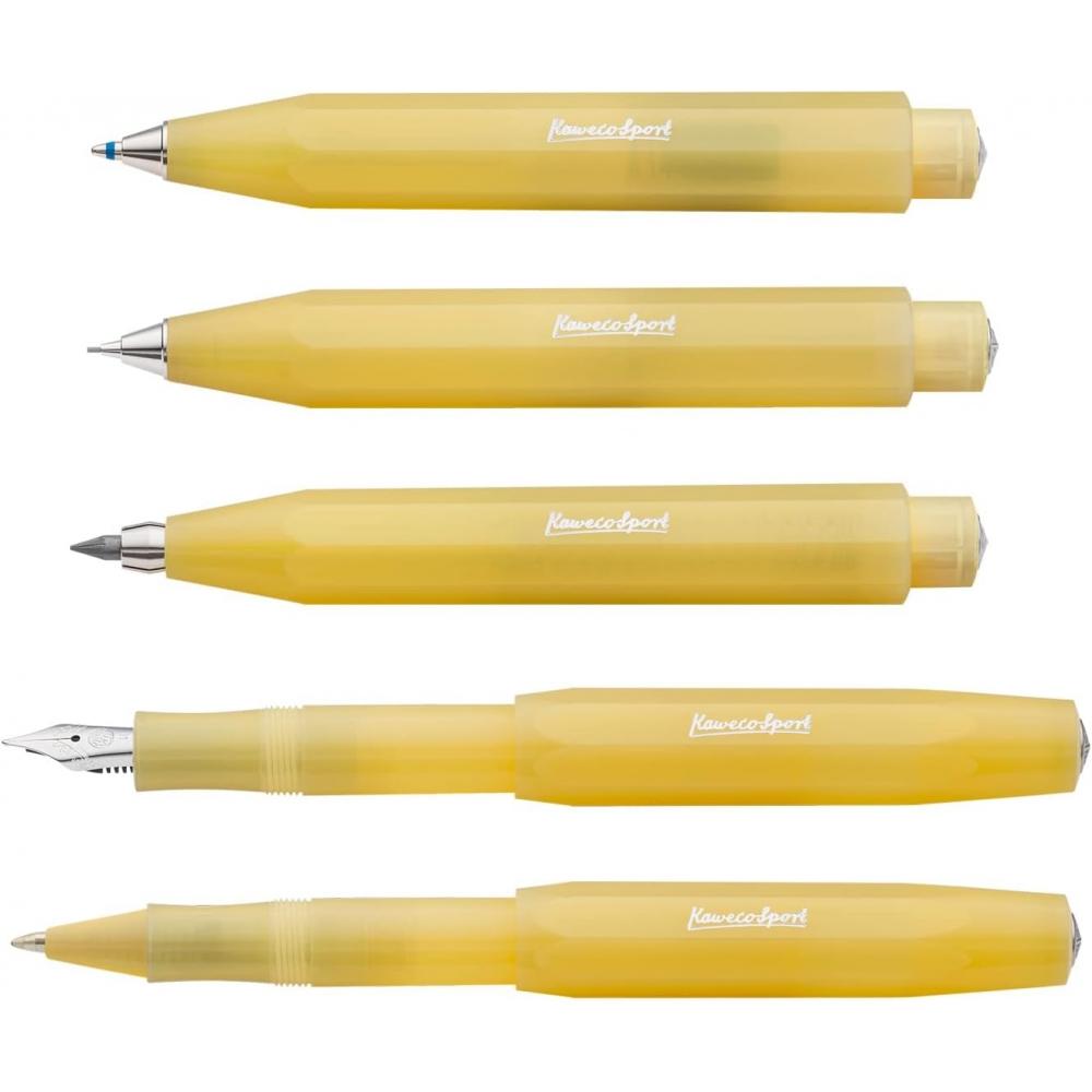 Kaweco Fountain Pen F Fine Frosted Sports Sweet Banana 10001834 Genuine