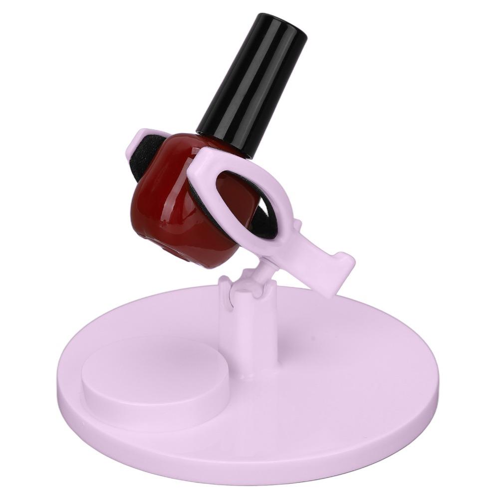 Anti-Fall Stable Base Tilted Nail Polish Stand Ideal For Home Diy Manicure Use