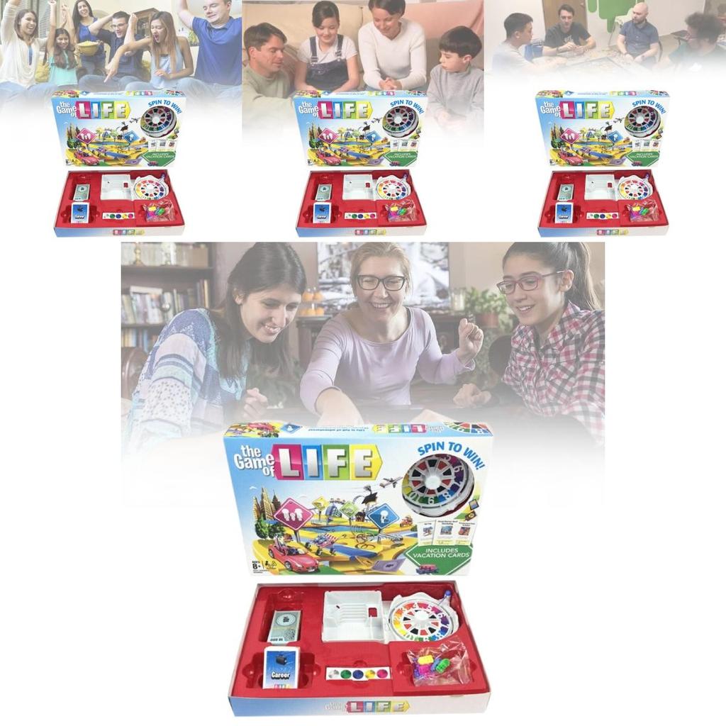 Das Brettspiel „Das Spiel des Lebens“ – Spielspaß für die ganze Familie und interaktives Spiel für alle Altersgruppen.