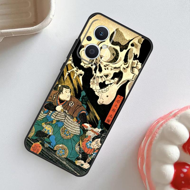 Japanese Style Art Japan Case For OPPO Reno 10 Pro 11F 4Z 5Z 8T 4 5 6 7 8 Lite OPPO Find X2 X3 Neo X5 X6 Pro Cover