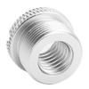 Screws Thread Adapter for Micphone Stand 38 Inch Female To 58 Inch Male Screw AdapterSilver F19B