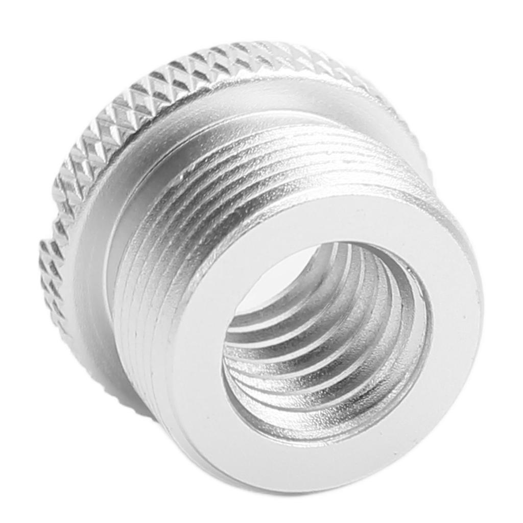 Screws Thread Adapter for Micphone Stand 38 Inch Female To 58 Inch Male Screw AdapterSilver F19B