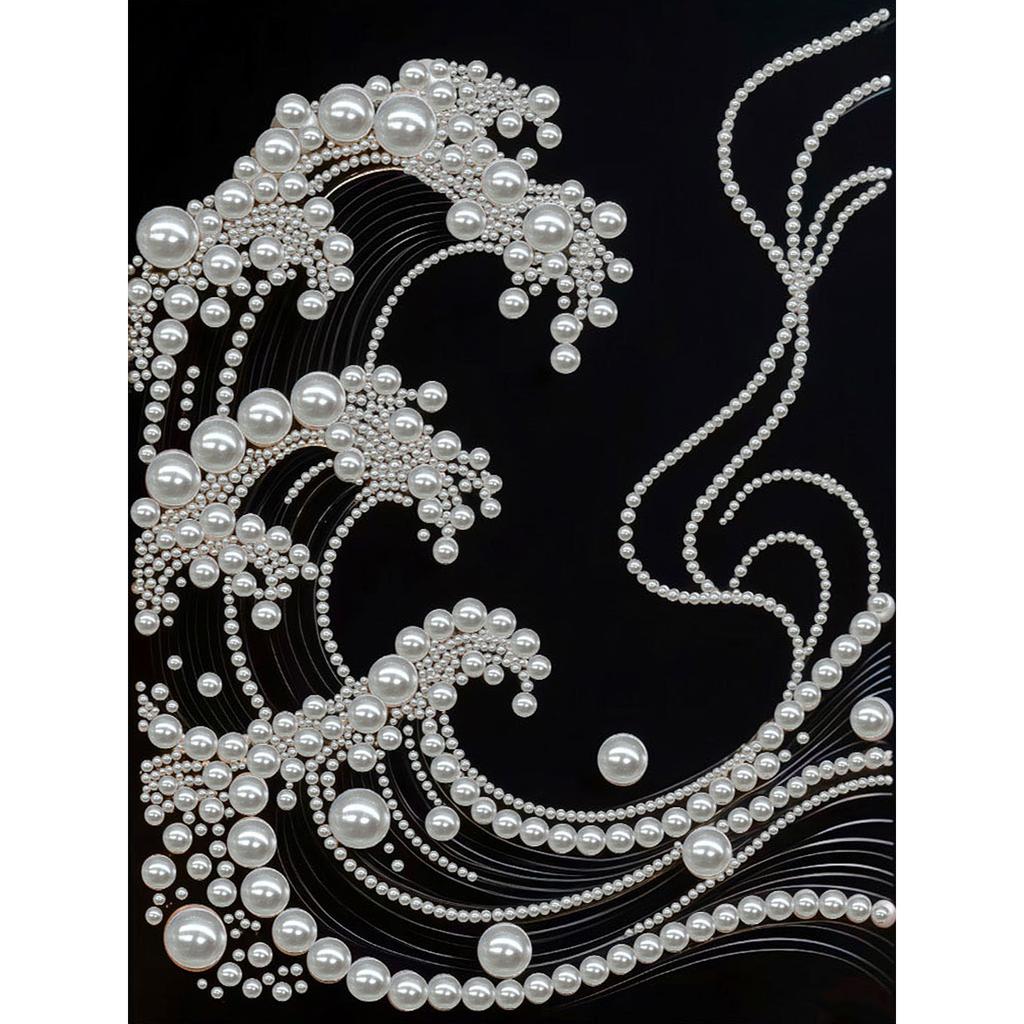 DIY Pearl Gem Art Diamond Painting Kits for Adults Home Decor Diamond Painting Gem Art With Frame 30x40cm