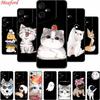 Funda For Tecno Pova Neo 3 Case Cute Cartoon Cat Black Silicone Soft Phone Case For Tecno Pova Neo 3 Back Cover Cases 6.82" Neo3