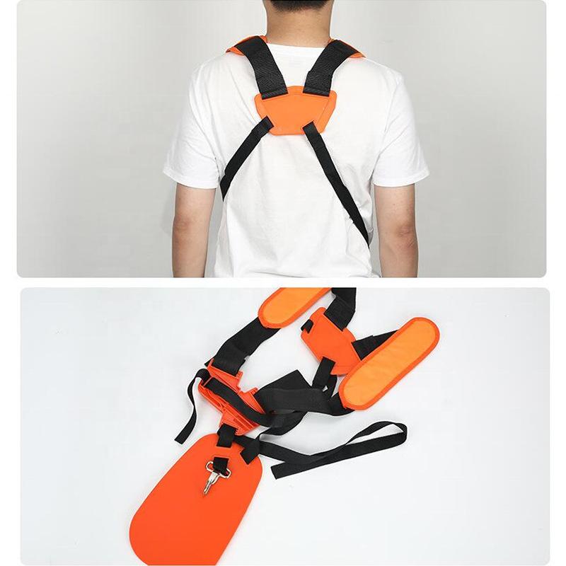 Double Shoulder Harness Strap Belt, Adjustable Trimmer Strap For Brush Cutter, Garden Lawn Mower Power Pruner, Comfort Support