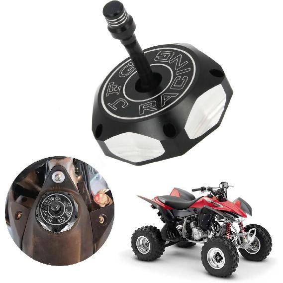 

JFG RACING ATV Gas Cap Fuel Tank Cap CNC for TRX 400EX TRX400EX Sportrax 400 1999-2014 TRX450R 2004-2009 TRX700XX 2008-2009 ATV Black чёрный