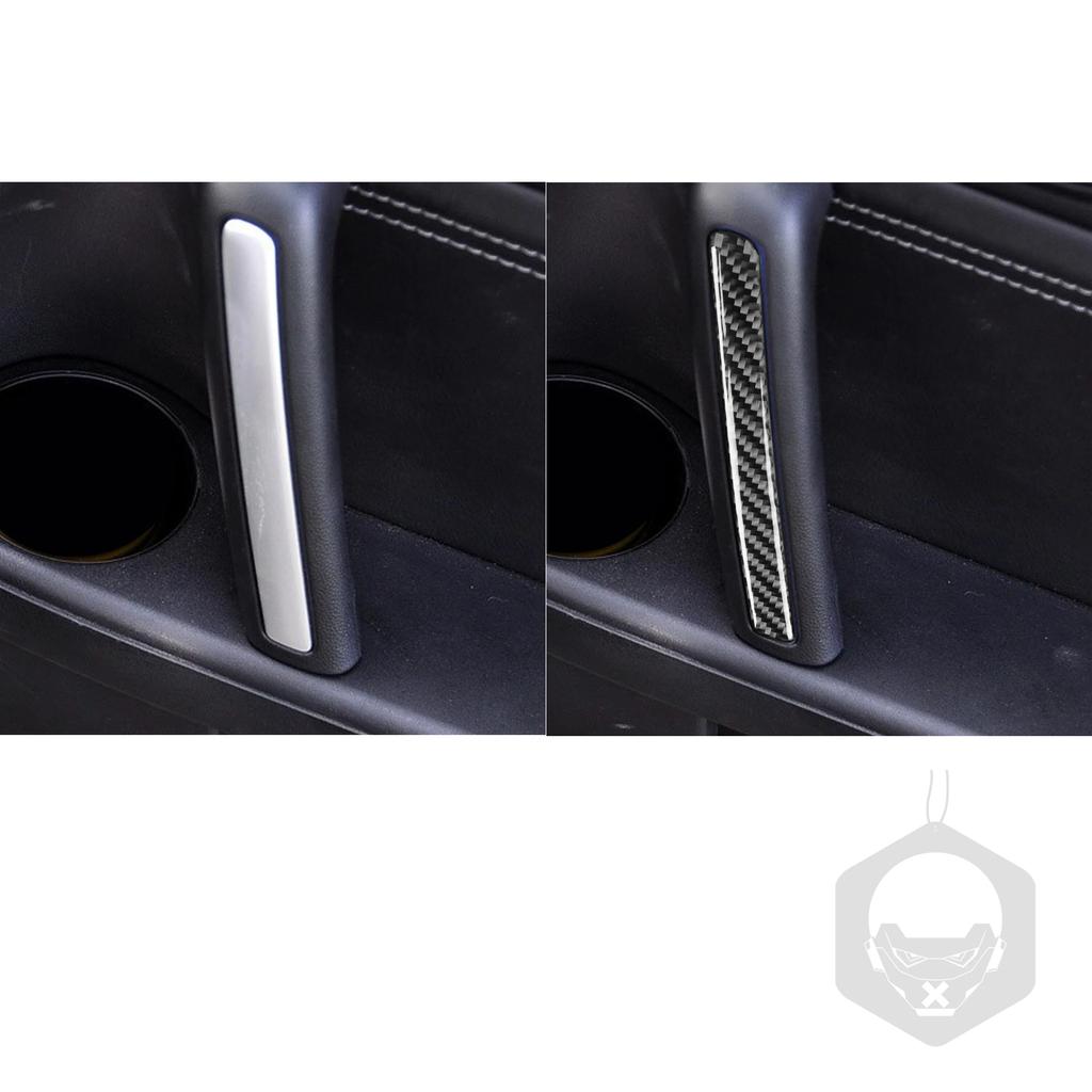 Carbon Fiber Door Pull Cover Sticker For Mazda MX-5 Miata 2009-2015 MX5 NC Roadster Door Grips Interior Trim Car Accessories