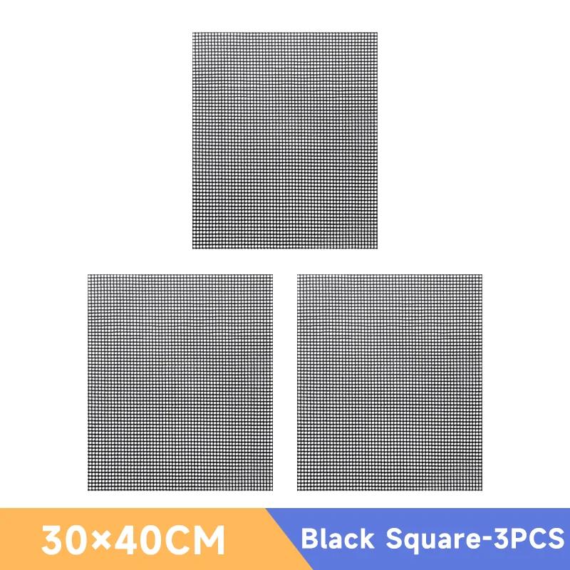 Non-stick Barbecue Mesh Mat Reusable Heat Resistance BBQ Baking Net Pad Kitchen Cooking Smoker Mat Liner Accessorie Tool