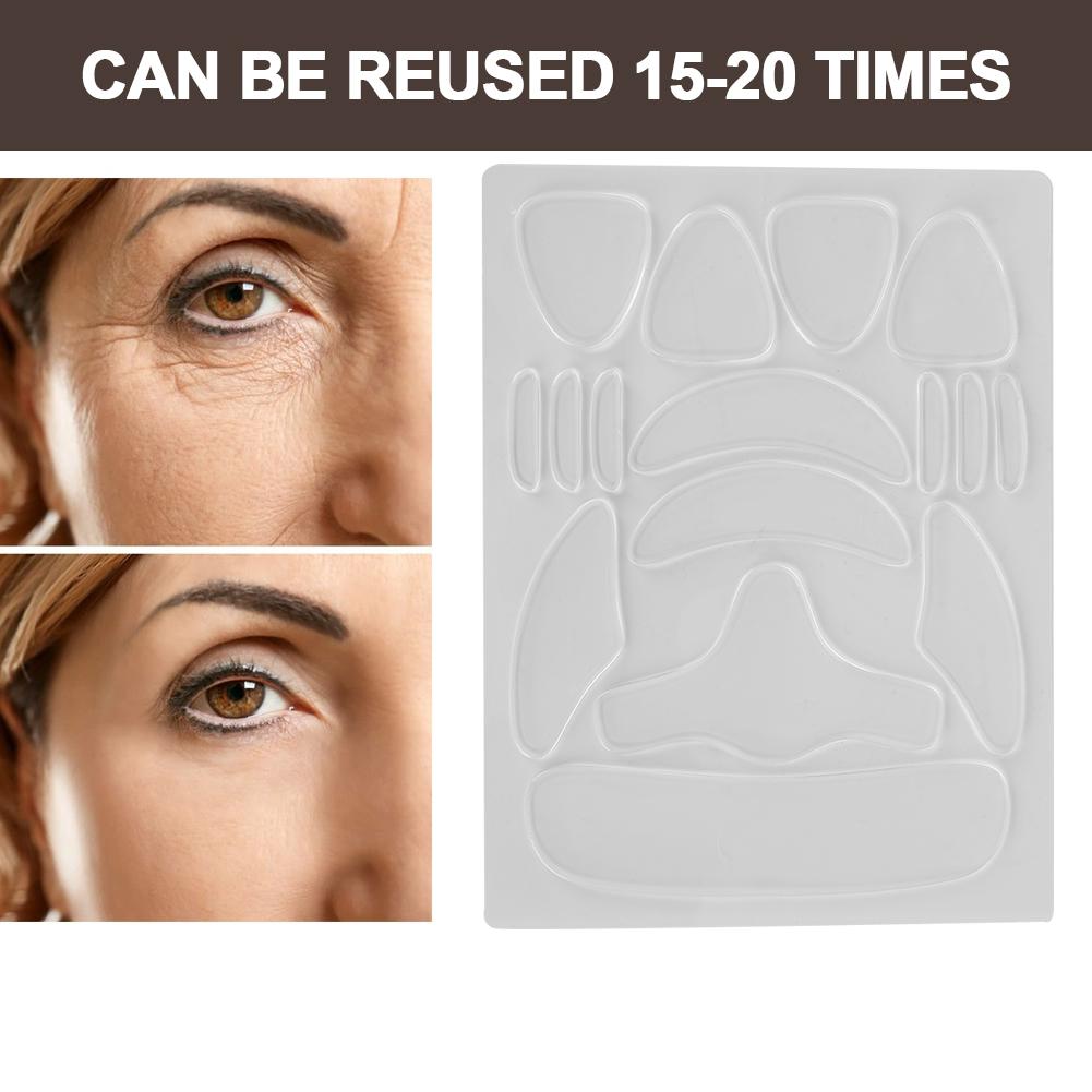 16pcs Face Anti Wrinkles Sticker Facial Lifting Wrinkle Removal Firming Patches
