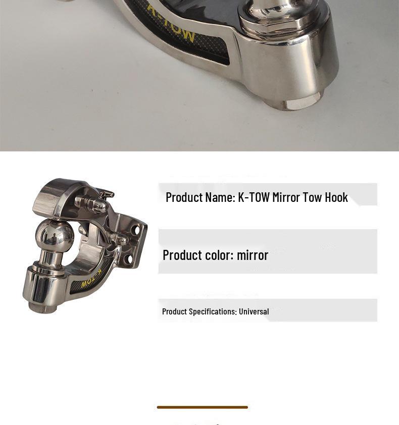 Premium 304 Stainless Steel Tow Hook for Tank 300, Patrol Cruiser, Land Cruiser, and Universal Rogue