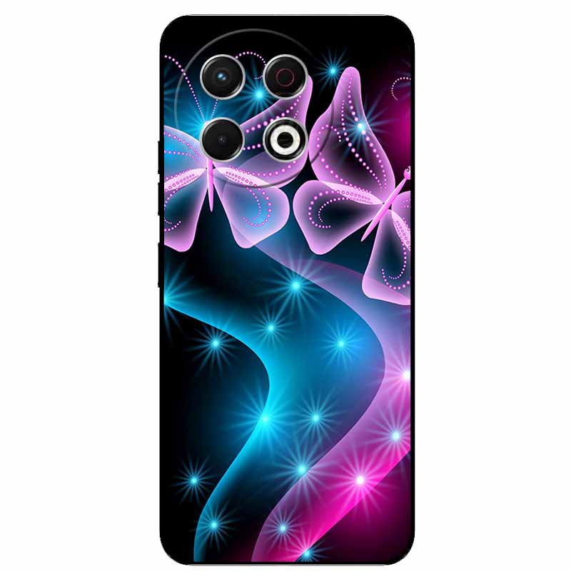 For Tecno Spark 30 Pro Case Marble Painted Silicone Back Cover Cases For KL7 Spark 30 Pro Soft Black Phone Funda Spark 30 Pro 4G