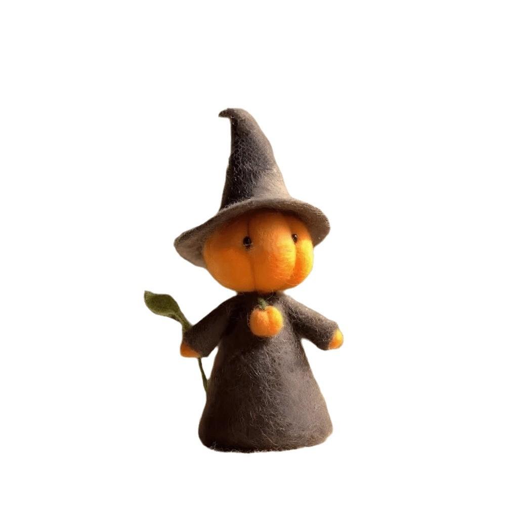 Cute Halloween Ornaments Toy Halloween Decoration Home Decor Wool Felt Ghost Statue Pendant