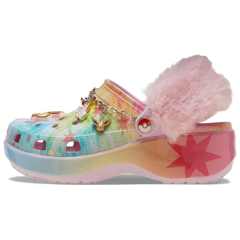Crocs Pokémon x Classic Platform Clog Eevee Dames Sneakers Rosa Flerfarget 211429-90H