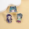 Cartoon Anime Character Enamel Pins Maomao Jinshi Apothecary Japanese Novel Brooches Lapel Badge Jewelry Gift for Friends