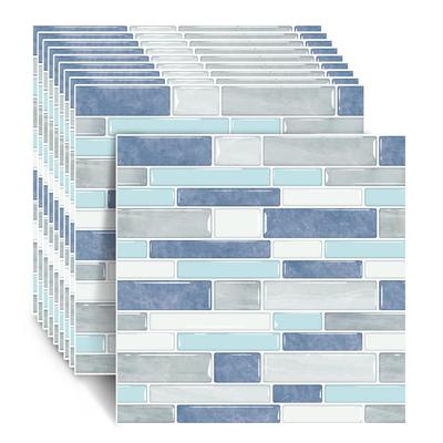 Set of 10 Tile Wallpaper Thick Remake Heat Tile for Kitchen and Remake Scandinavian Mosaic Tile Stylish Tile Sheets Stickers, Stickers, Tiles,