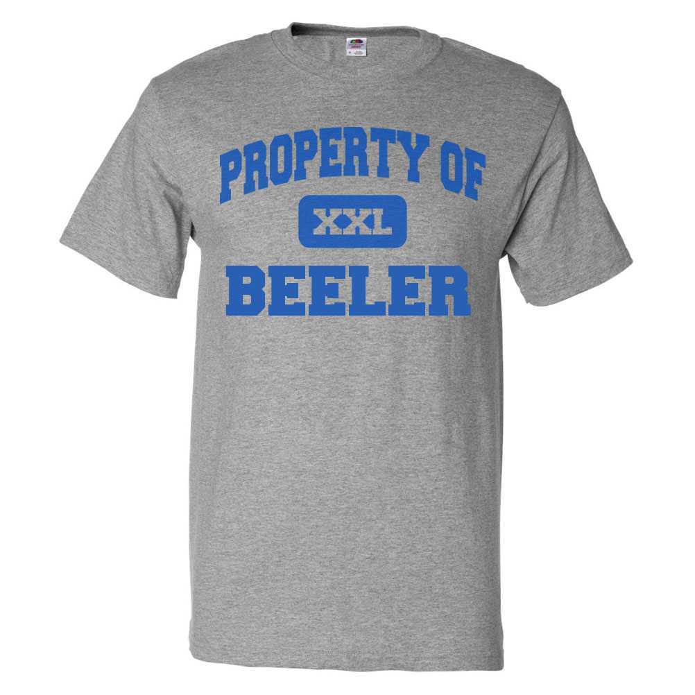 Camiseta Property of Beeler Camiseta DivertidaSe abre en una nueva ventana o pestaña L
