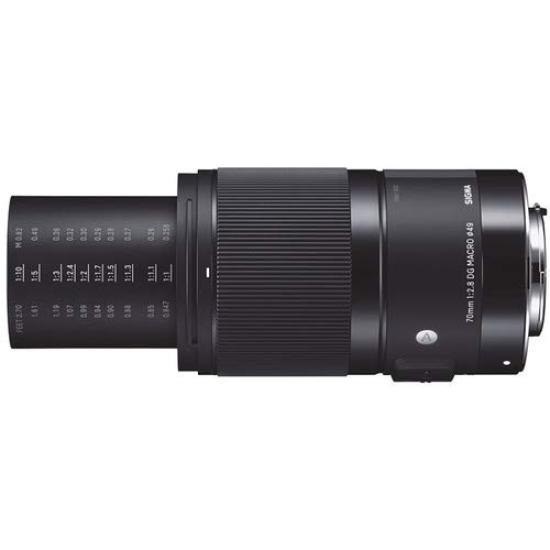 Sigma 70mm DG Macro Lens for Canon EF Single Focus Art SLR Cameras F/2.8 Mount, Telephoto, Full-Frame
