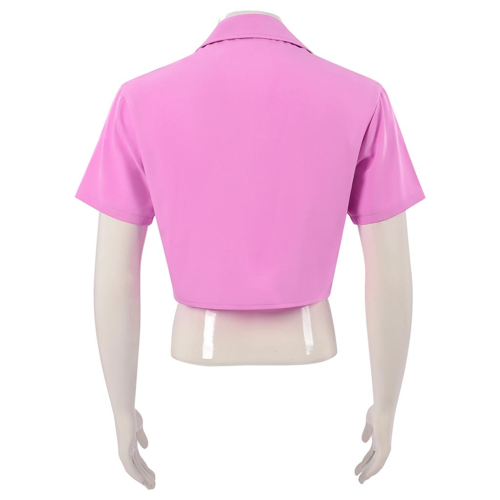 K-Pop Demon Hunter Cosplay Costume Shaka Boys Devil Boy Group Abby Romance Anime Pink Shirt