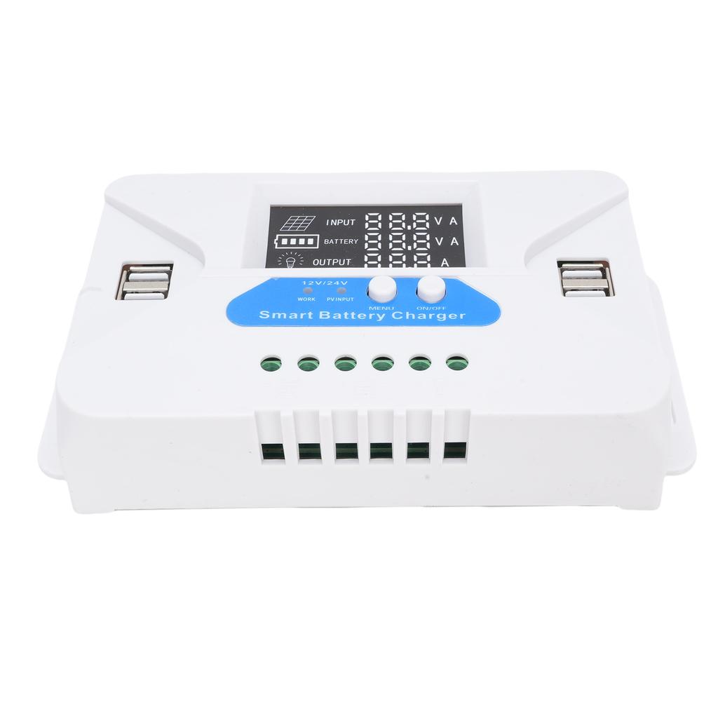 40A Solar Controller 4 USB Ports Solar Panel Charge Controller