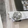 5pcs Creative Magma Pattern Buttons Luxurious Transparent Resin Shank Buttons Apparel Accessories