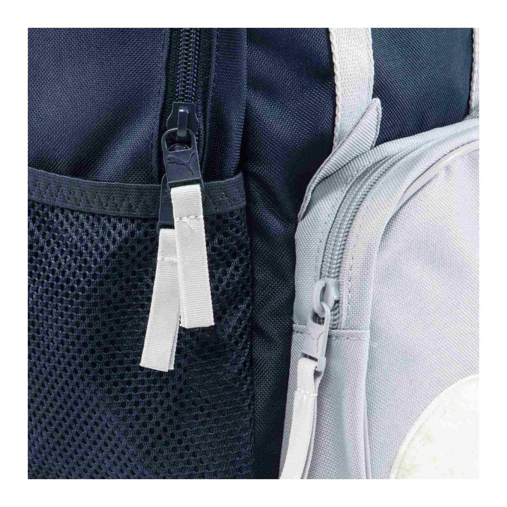New PUMA Fabric Backpack Regular Unisex Marine Blue & Light Gray 090401-05