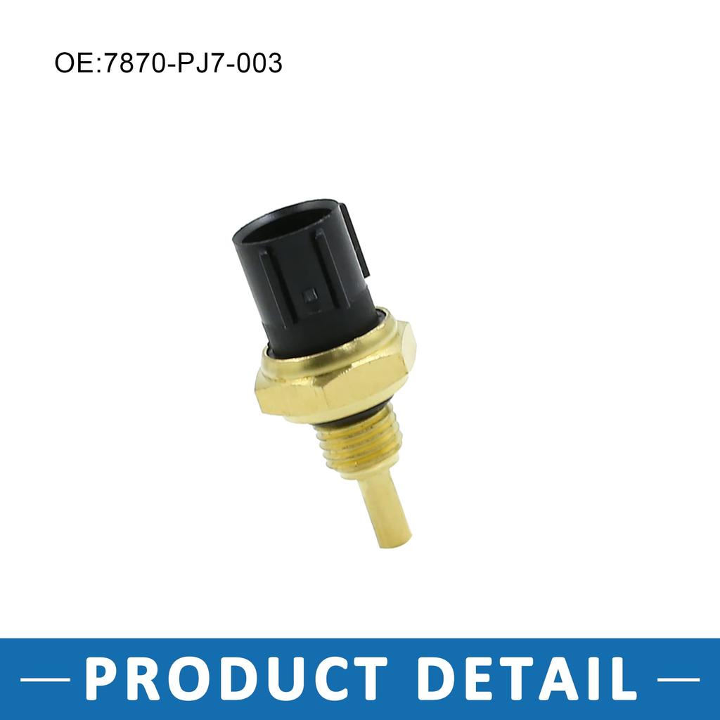 A ABSOPRO 7870-PJ7-003 DC 2 Pin Cooling Temperature Sensor for Hon da Civic Compatible 1988-2000