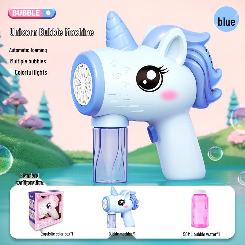 Gatling Bubble Gun: Automatic Electric Handheld Bubble Maker for Kids