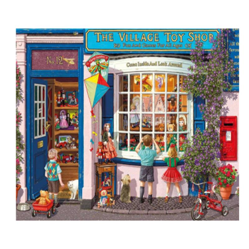 huacan Diamond Rhinestones Paintings Shop Full Drill Square Diamond Embroidery Landscape Diamond Mosaic Kids Home Decoration