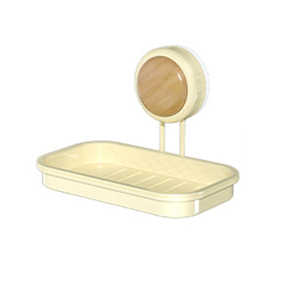 

Detachable Self Draining Soap Holder Non-Slip Soap Drain Box Reusable Bathroom Soap Tray Washroom Yellow 1 Layer