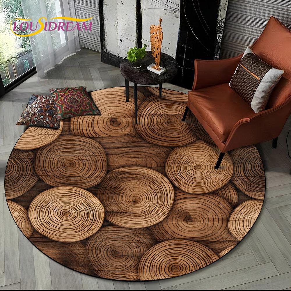 Gamepad Cartoon Game  Gamer Round Carpet Rug for Living Room Bedroom Child Playroom Chair Decor,Pet Area Rug Non-slip Floor Mat