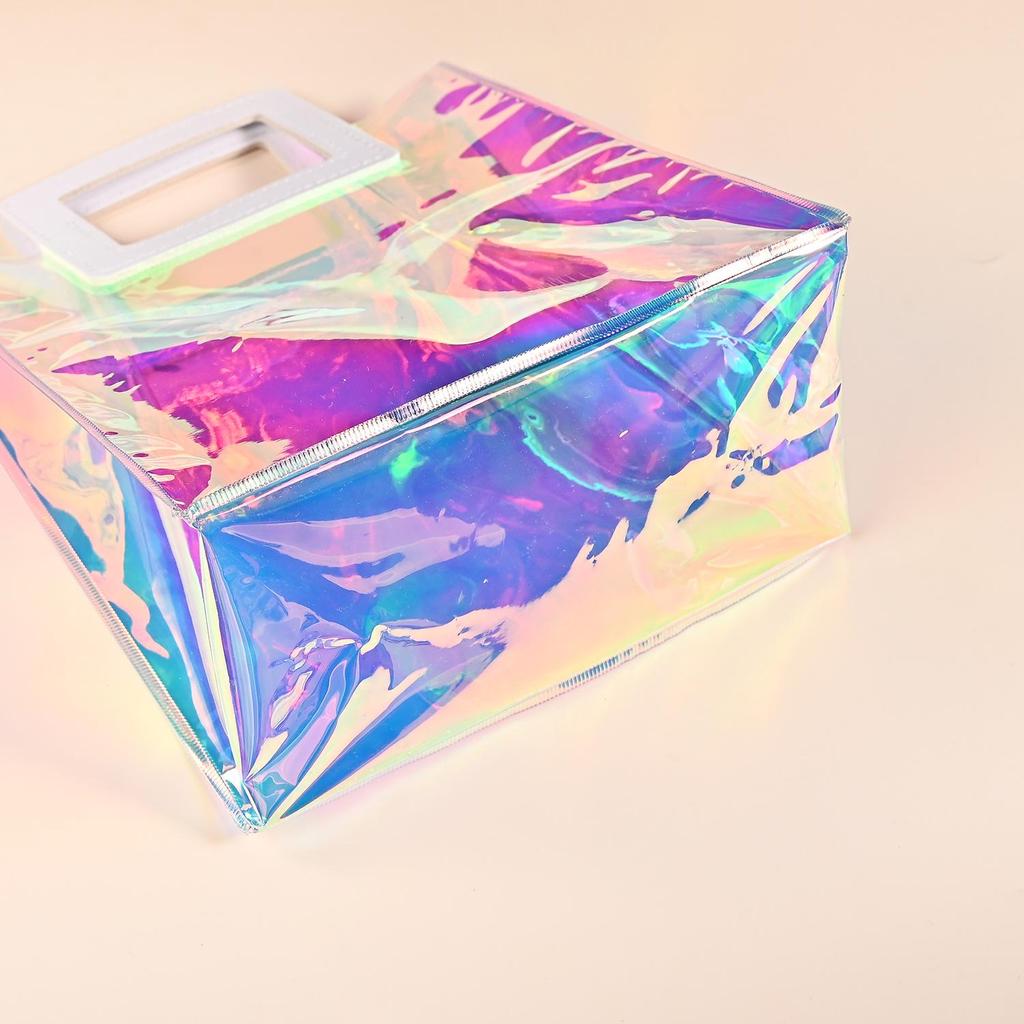 Customized PVC Laser Handbags: Stylish High-Grade Fantasy Gift Bags with Logo