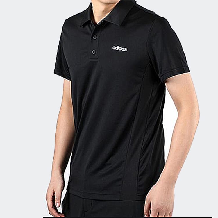 adidas Polo Shirts Men's Black Polo Collar Moderate Other FL0330