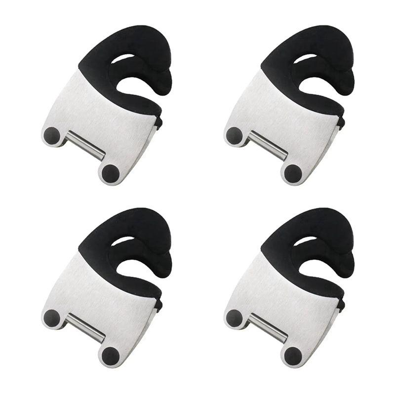

AEE2-Stainless Steel Pot And Spoon Rack, Anti-Scalding Pot Clamp Spoon Rack, Kitchenware Bowl Clamp, Cooking Utensil чёрный