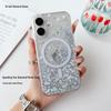 Epoxy Glitter Gradient Magnetic Case for iPhone 17 Pro Max, iPhone 15 & 16 Transparent Compatible.