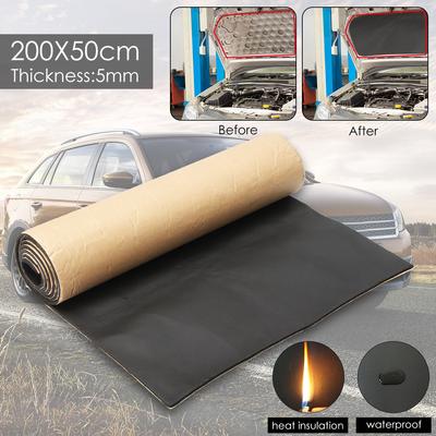 NEW 8Sheet Self Adhesive Closed Cell Foam 10mm Car Sound Proofing Insulation