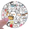 100 Cute Self-Deprecating Bear Stickers - Nagano Manga Suitcase & Diary Decor