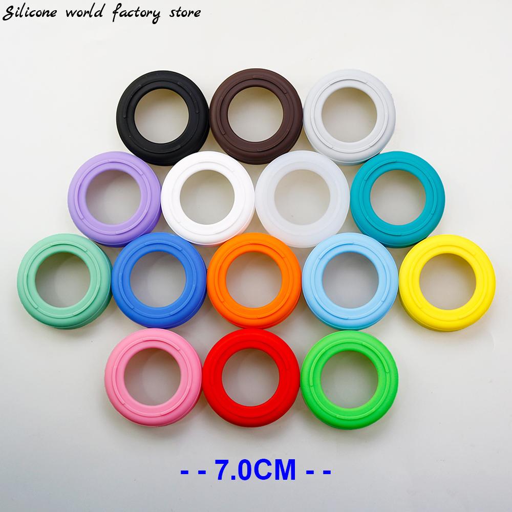 SW 16 Cores 7.0CM Tampa de Fundo de Silicone Rosqueada para Copo Montanha-russa Manga Tampa de Copo Bainha 70MM Resistente ao Desgaste Estojo para Copo Suporte para Copo