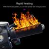 USB Heated Motorcycle Handlebar Covers with Three Adjustable Temperature Settings Rapid Heating Grips for Comfort