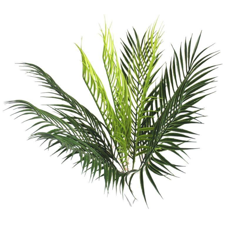 Künstlicher Grüner Cycas-Palmenwedel - Hohe Simulation Hochzeitsdeko-Requisite mit 9-Zweig-Design Farn