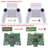 eXtremeRate Compatible with PS5 Controller Replacement R1L1R2L2 Trigger Share Option Face Compatible with PlayStation 5 Controller Full Set Button