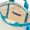 Small Tote Bag with Shoulder SN DELI Organic Cotton A 1369 Cyan [Rootote] Women's