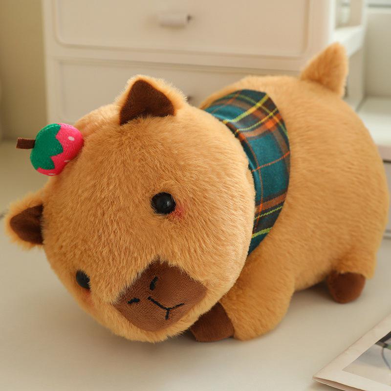 Capybara Plush Backpack for Kids - Cute Doll Toy