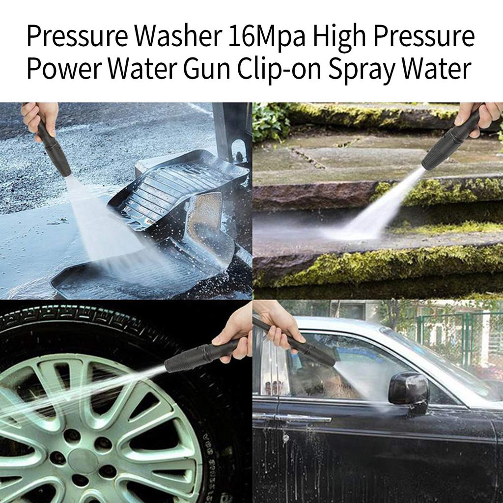 Pressure Washer 16Mpa High Pressure Power Water Gun Clip-on Spray Water