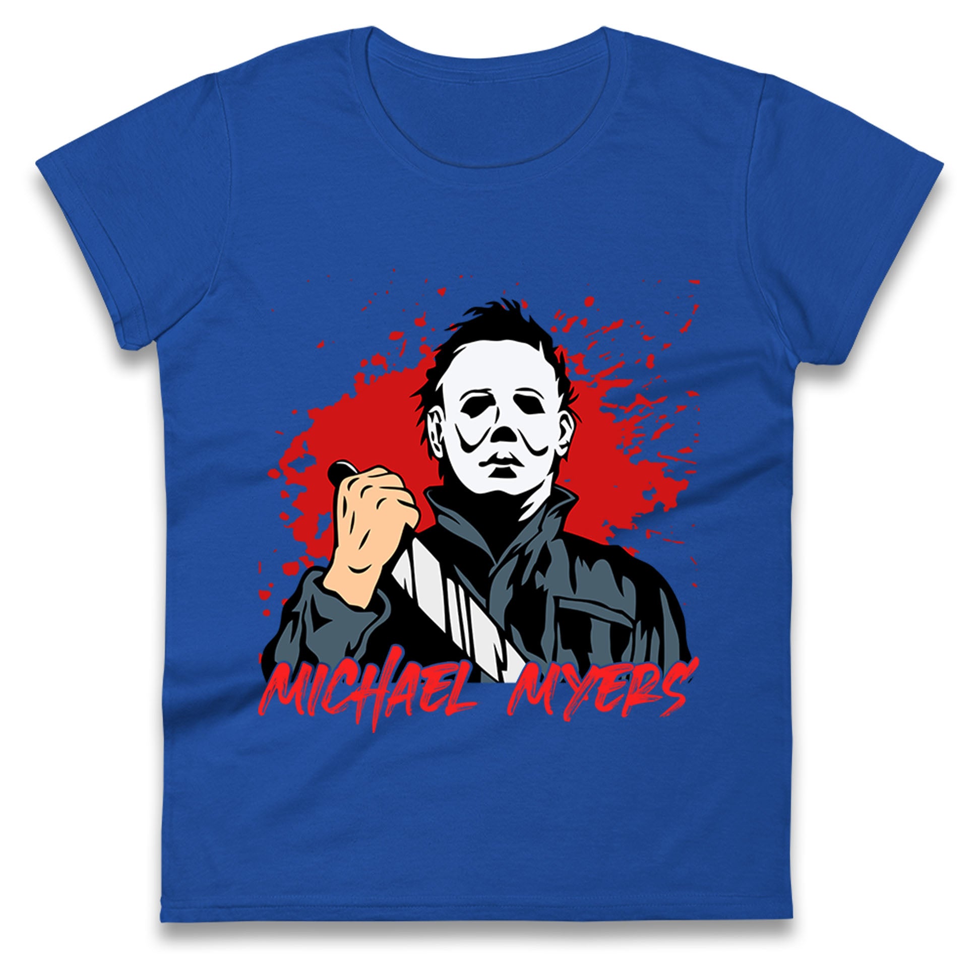 

Michael Myers Horror Halloween Womens T Shirt Mens Tops Tees Unisex S