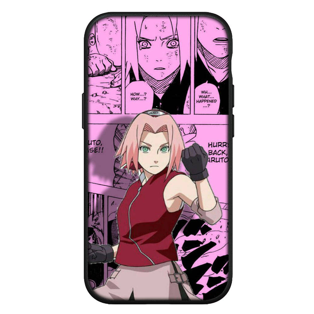 Cover for iPhone 16 15 Xiaomi Redmi Note 14 13 12 11 Pro Max X 16e Samsung Galaxy S25 S24 S23 Moto OPPO Huawei Comics Haruno Sakura Naruto Phone Case