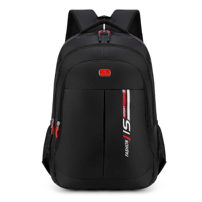 Повседневный рюкзак мужской корейская версия с буквенной печатью студенческий школьный сумка для путешествий водоотталкивающий компьютерный деловой рюкзак красный
