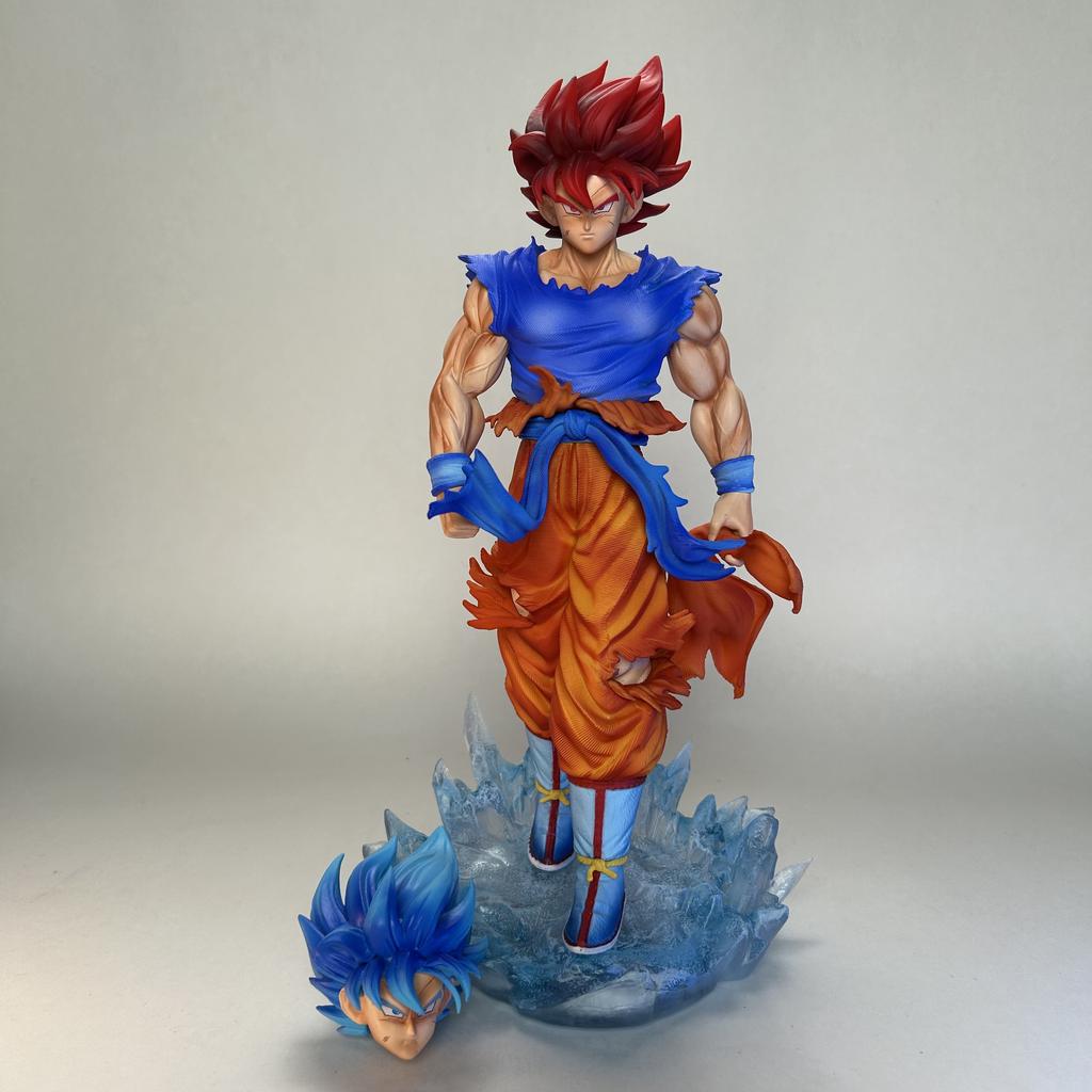 32.5cm/12.79in Anime Dragon Ball Z Goku Figure Super Saiyan Action Figure Collectible Statue Model Toy Gift