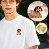 Decorative Brooch Enamel Cartoon Dachshund Design Zinc Alloy Lapel Pin Sweater Dress Suit Lapel Badge Versatile Accessory