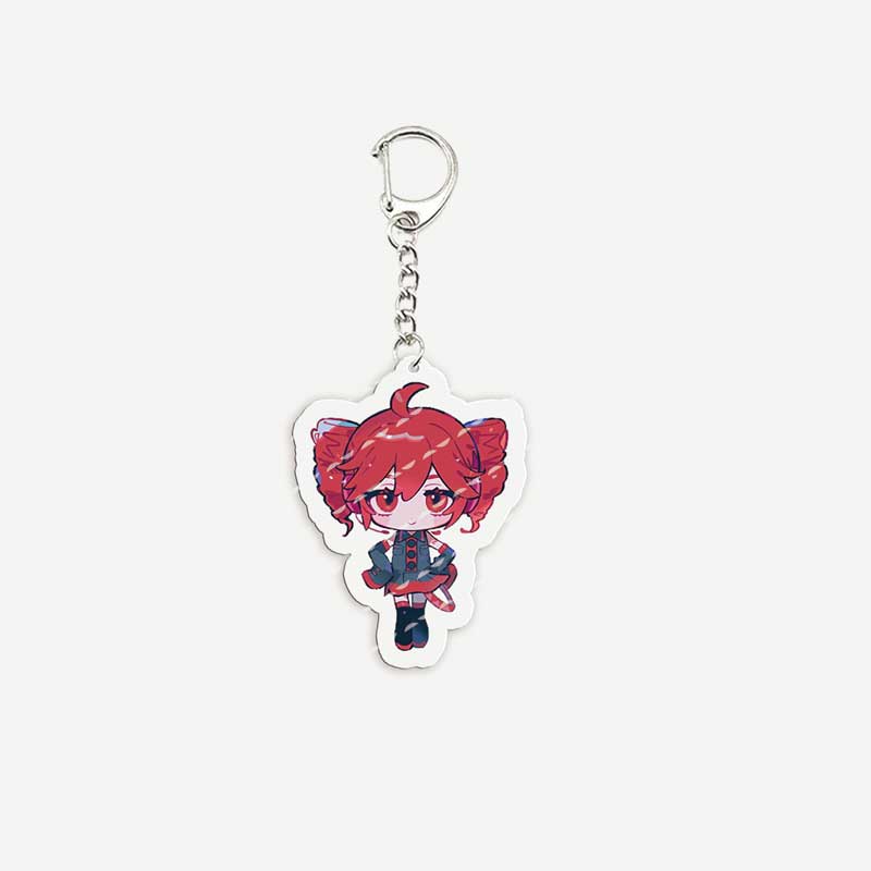 Portachiavi di Kasane Teto per Accessori Borsa Acrilico Idol Giapponese Ciondolo Portachiavi Catene Accessori Gioielli Amici FAN Regali