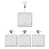 Wireless Remote Control Switch Wall Panel Transmitter Wireless 433mhz Light Switch for Homes Living-Room Bedroom